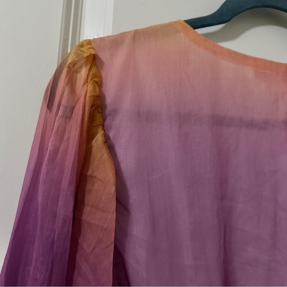 Flying Tomato Pastel Rainbow Long Sleeve V-Neck Bodysuit Women’s Size Large - Picture 10 of 15